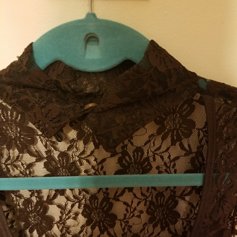 Brown elegant dress